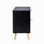 Table de chevet 2 tiroirs en rotin pour chambre à coucher et salon, table de bout, table d'appoint avec 2 tiroirs décoratifs en rotin fabriqués à la main