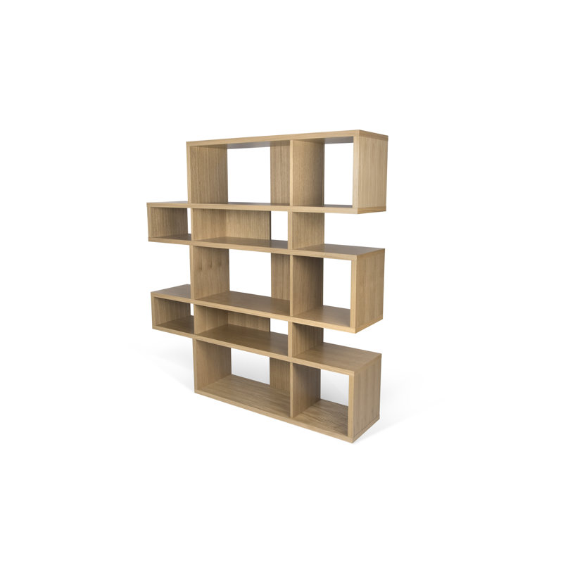 Geometric Bookcase, Oak