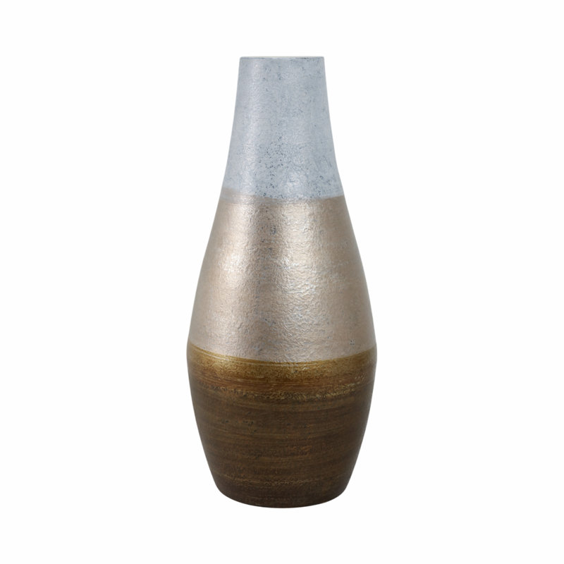 Handmade Glass Table Vase, 21" H x 9" W x 9" D
