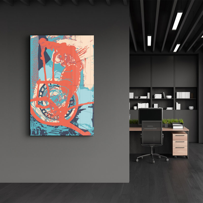 Peinture décorative en verre trempé