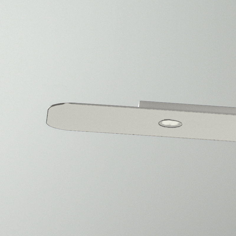 Biscotto LED Flush Mount, Grey, 2cm H x 62cm W x 13cm D