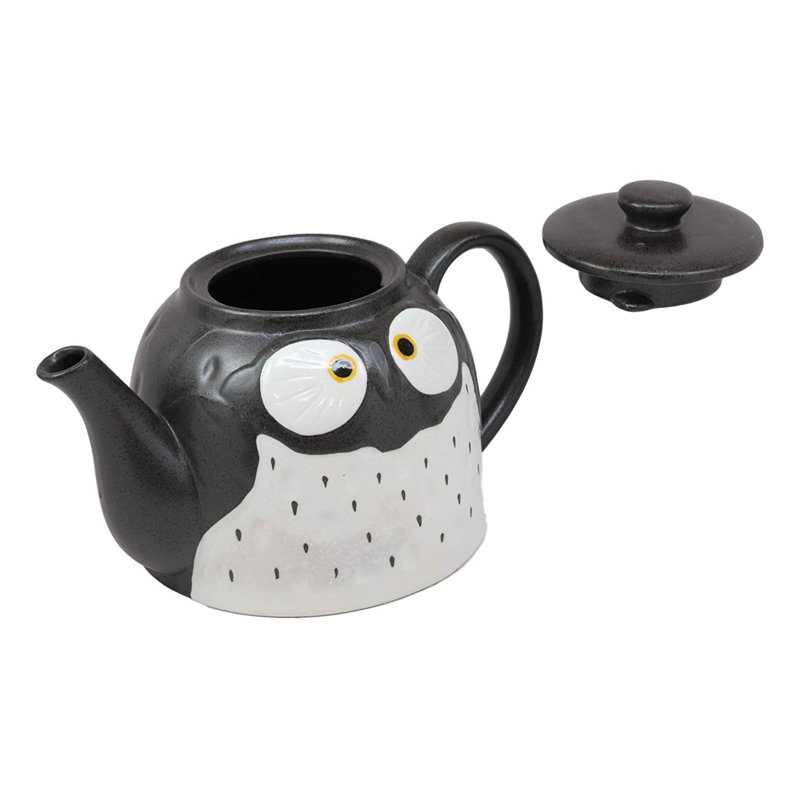 World Menagerie Dammann 52oz. Teapot, Black