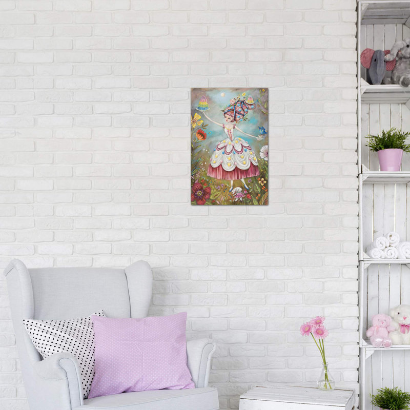 «Queen of Macarons» par Heather Renaux - impression d'art graphique, H 26 po x l 18 po x 1,5 po, Toile tendue, Pas de tapis