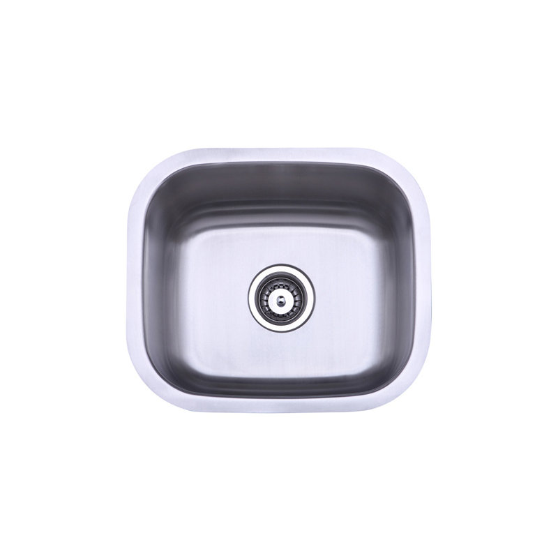 13.88" L x 13.5" W Undermount Single Bowl Kitchen Sink