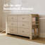 Commode 6 tiroirs avec bibliothèque Read-With-Me-125816797
