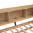 Kids Daybed with Hidden Trundle & Headboard Storage, Solid Wood Slat Multi-Functional Children's Bed for Small Spaces-Wood-425018654