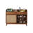 Candias 51.18 " W Glass Sideboard