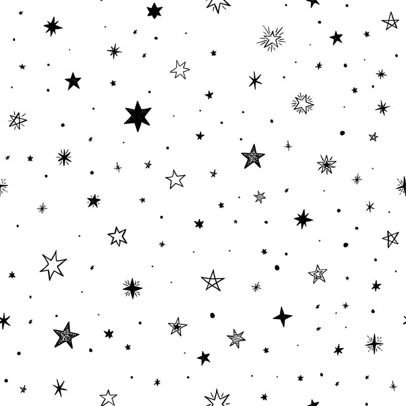 Rouleau de papier peint autocollant L 8,5 pi x l 24 po Ospina Stars