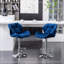 Tabouret de bar Breni Velvet Diamond-1276128290