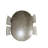 Hermelindo White and Grey Round Extendable Dining Table