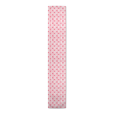 Heart Stripe Pattern Table Runner