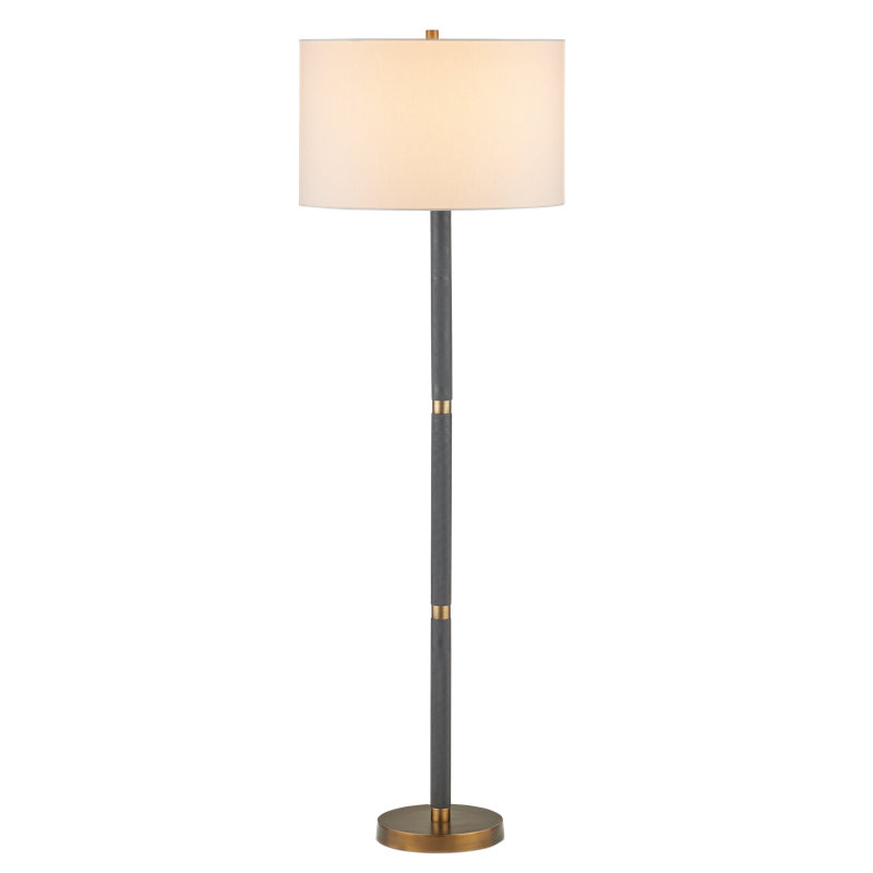 Gavin Black Floor Lamp