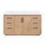 Meuble-lavabo simple 60 po avec plateau en pierre composite Cloverfield-93496118-93496117