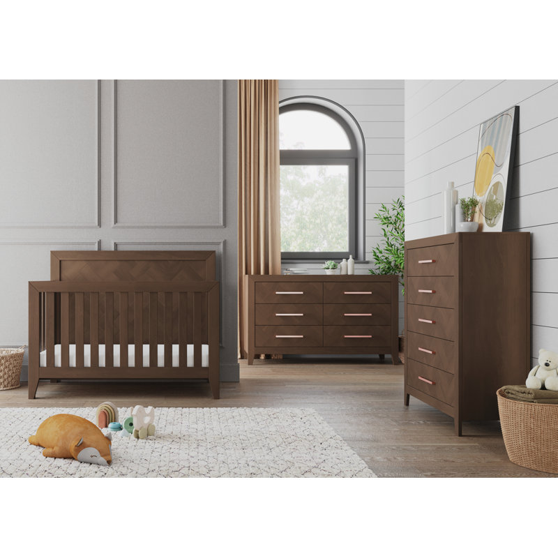 Kieran 6 Drawer Double Dresser, Toasted Chestnut