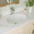 DeerValley Liberty 16.54" L x 13.39" W x 7.48" H Oval Vitreous China Undermount Bathroom Sink with Overflow