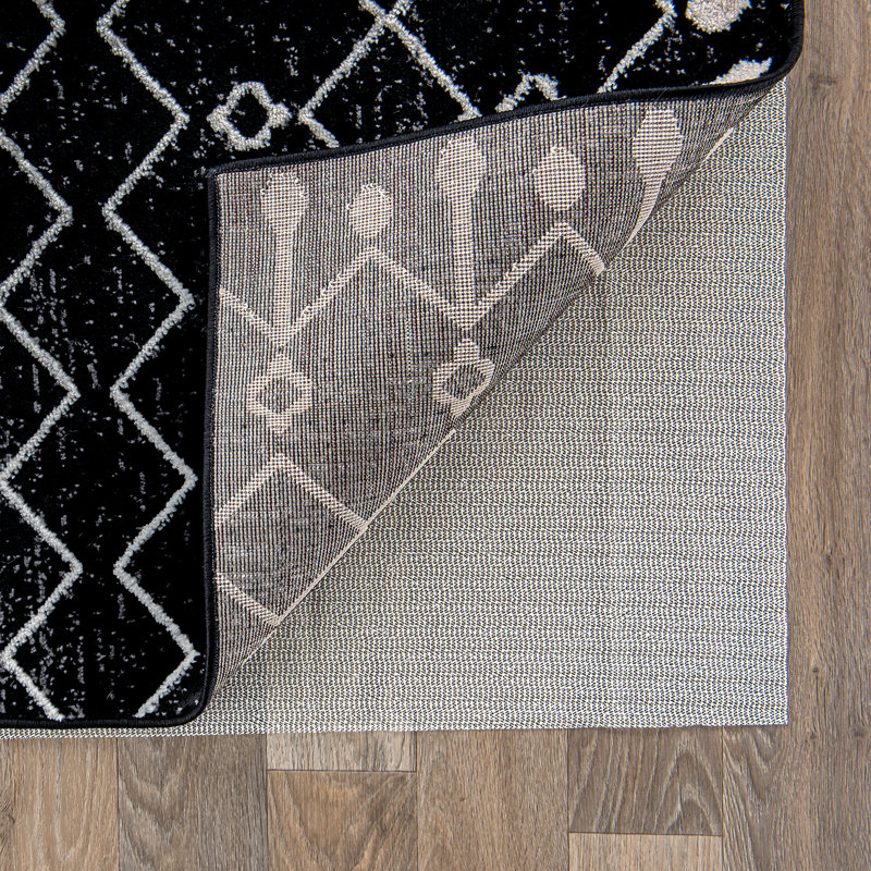 Aleks Non-Slip Rug Pad For Hard Surfaces, Rectangle 2' x 3'