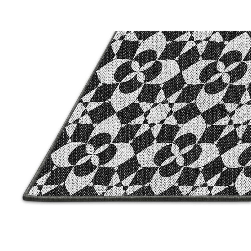 Floral Indoor Rug, Rectangle 2' x 4'