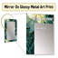 Abdo Ethereal Tropical Camouflage - miroir mural abstrait, miroir décoratif moderne, impression d'art en métal-1227955070