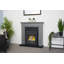 Adam 59cm W Grey Electric Fireplace with 6824 BTU