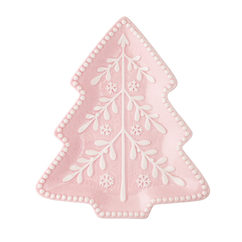 10 plateaux d'arbre de Noël rose 10 Strawberry Street