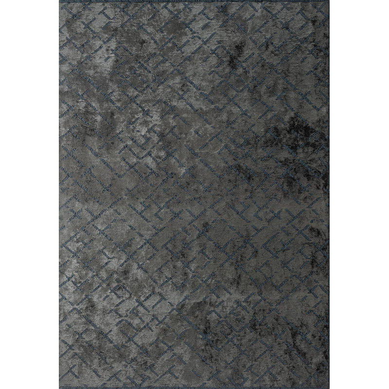 Contemporain abstrait géométrique, Carré 9 pi 10 po