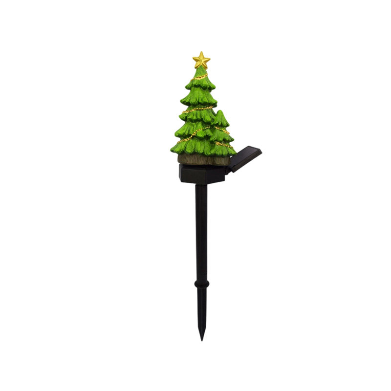 Lampe de jardin solaire en résine