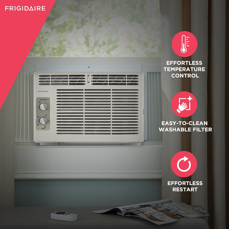 Frigidaire 5,000 BTU 115V 250 Sq. Ft. Window Air Conditioner in White