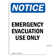 SignMission Emergency Evacuation Use Only Sign | Wayfair
