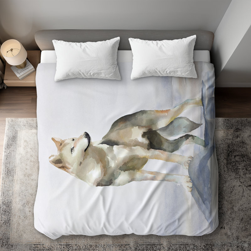 Wolf Animals Wildlife Duvet Cover - Home Decor Bedding