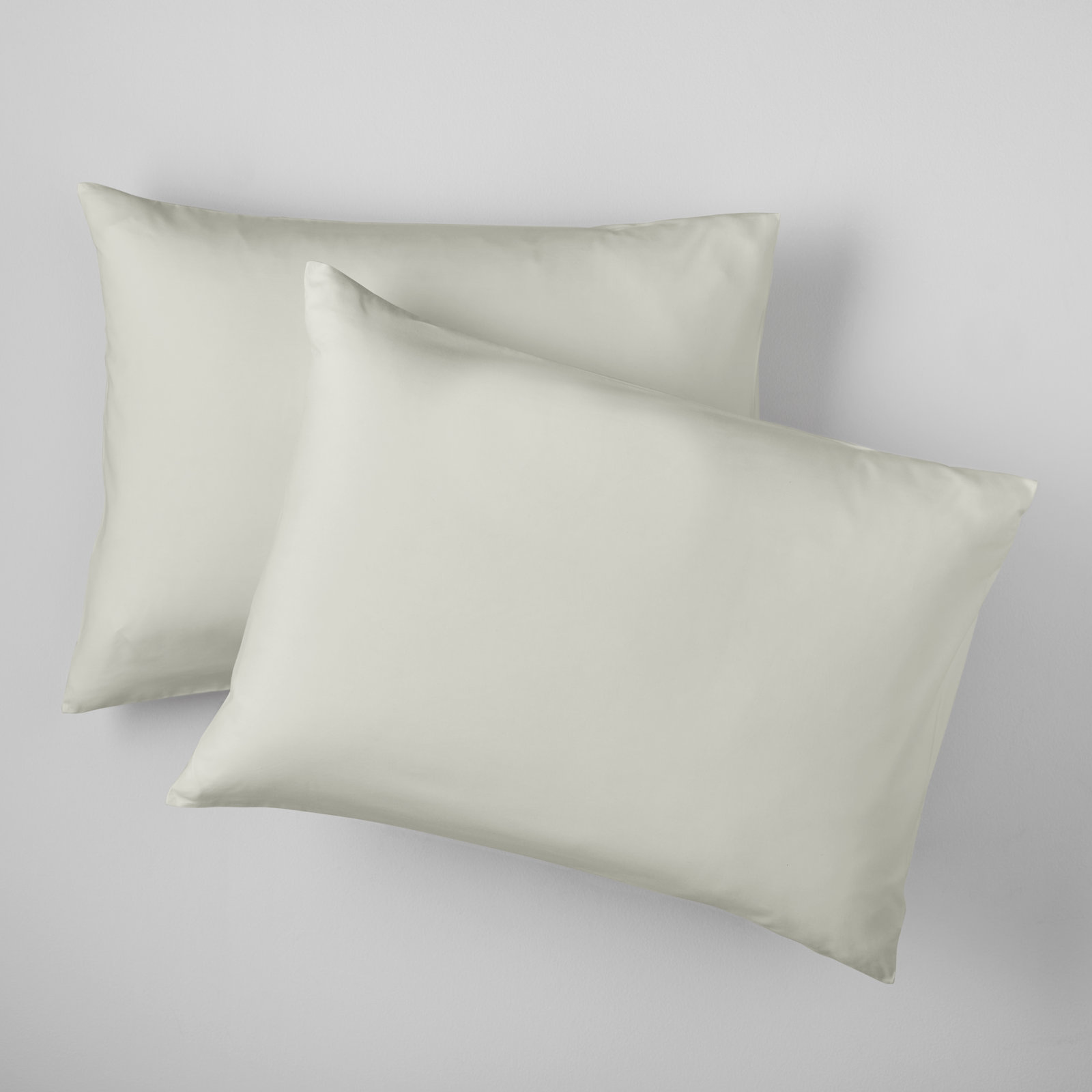 Coyer Classic Cotton Percale Duvet Cover Set, Sage, King / Cal King Duvet Cover + 2 Pillow Shams