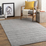 Abrina Handmade Hand-Loomed Indoor / Outdoor Area Rug in
