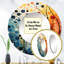 Shantaja coloré Mid Century Dynamic Duality III - miroir mural moderne Mid-Century-1305185472