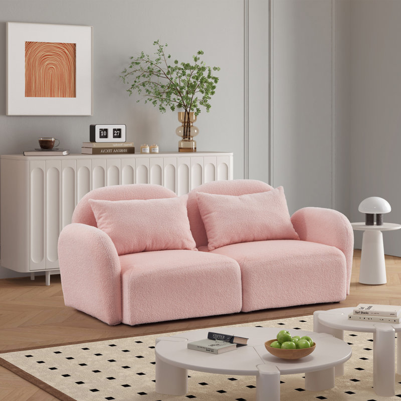Canapé en peluche Arnis