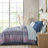Style Full Comforter With Sheets - Navy Print Soft Trellis