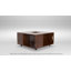 Wheel Coffee Table with Storage