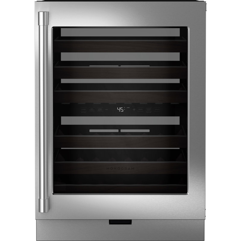 Monogram 24" Under Counter Panel-Ready Wine Reserve With Accessories, Statement, Stainless Steel