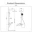 Ensemble de douche thermostatique simple-118105761