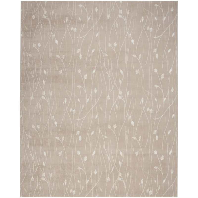 Tapis beige Archilla, Rectangulaire 7 pi x 10 pi