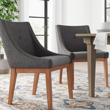Irving Place 19.75'' H Tufted Fabric Upholstered Side Chair