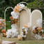 Iron Garden Arches in White (Set of 3)