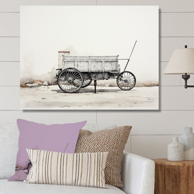 " Minimalist Utility Western Carriage Cart "