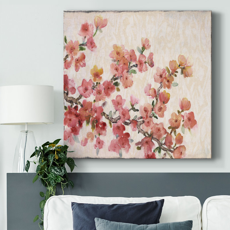Peinture de Noël sur toile I, H 16 po x l 16 po