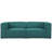 Mingle 2 Piece Upholstered Fabric Sectional Sofa Set by Modway-1736625611