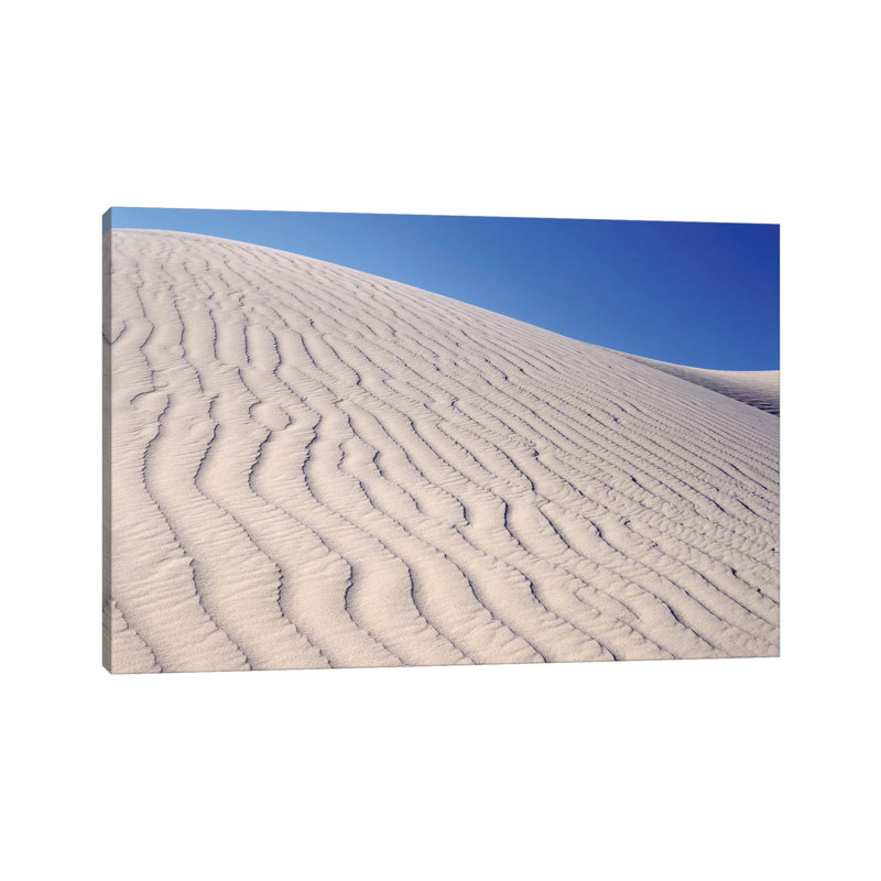USA, California, Death Valley National Park. Sand Dune Patterns At Eureka Sand Dunes. by Jaynes Gallery - Wrapped Canvas Print