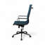 Chaise de bureau élégante, revêtement en tissu orange, 22,8 po x 33,5 po x 24,8 po | Rembourrage en polyuréthane à densité 52 et pieds en métal durables | Parfait pour le bureau personnel et les espaces de travail modernes, design confortable et ch