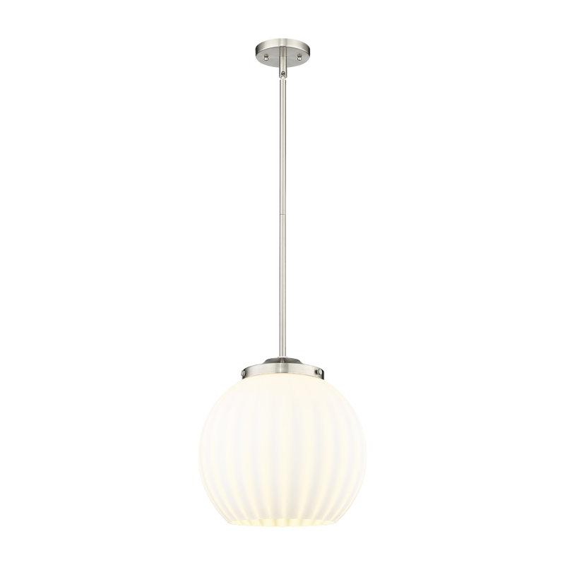 1 - Light Pendant, Brushed Satin Nickel