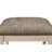 Transitional Chalk Gray Upholstered Bench, Solid Wood, Square Legs, 76Mm Thick Seat Cushion For Bedroom And Dining Finish Style,