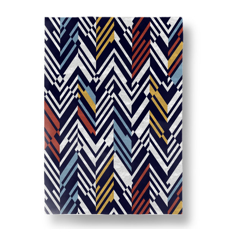 Brixham Striped Area Rug, Rectangular 160 x 230 cm