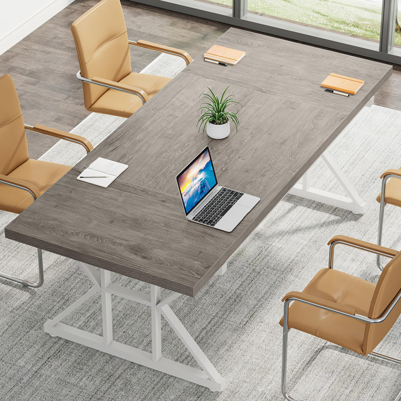 Ebern Designs Premi Rectangular Conference Table & Reviews | Wayfair