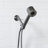 Bath Bliss 6 Function Monsoon Filtering Shower Head In Grey